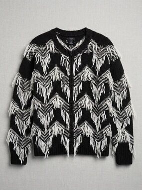 ⭐️ 2/50$ Vintage Volcom Black and White Knit Sweater